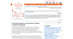 Desktop Screenshot of preemieprimer.com